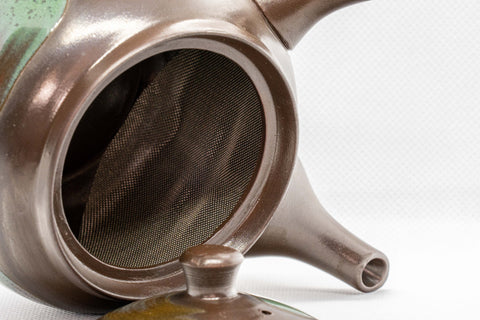 Japanese Kyusu - Hakeme Banko-yaki Teapot - 360ml - Tezumi