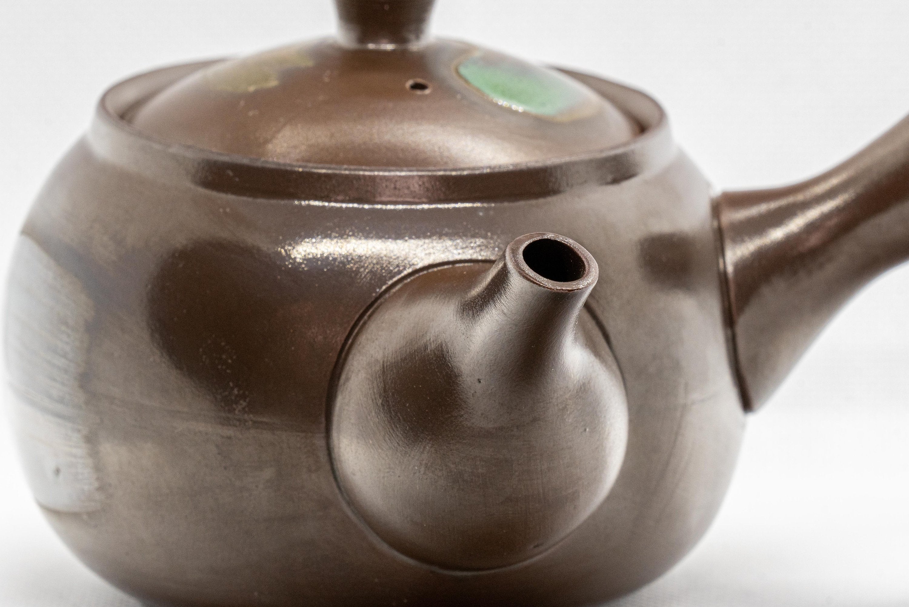 Japanese Kyusu - Hakeme Banko-yaki Teapot - 360ml - Thumbnail 5
