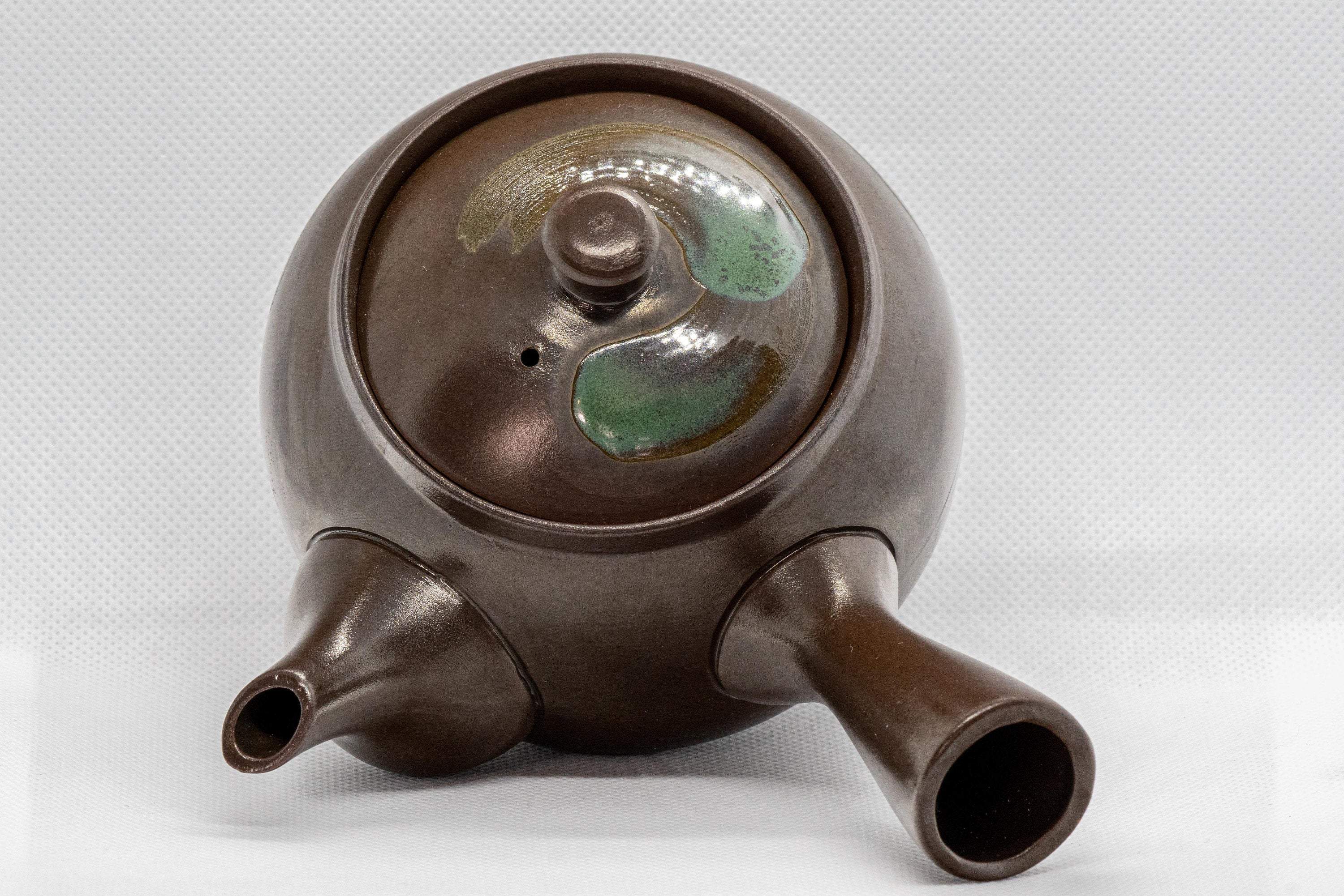 Japanese Kyusu - Hakeme Banko-yaki Teapot - 360ml - Thumbnail 3