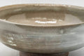 Japanese Matcha Bowl - Hakeme Badarai-gata Chawan - 200ml - side profile showing the low shallow shape