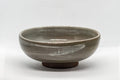 Japanese Matcha Bowl - Hakeme Badarai-gata Chawan - 200ml - angled view showing the hakeme brushwork