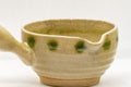 Tezumi — Japanese Yuzamashi - Beige Left-handed Water Cooler - 150ml — three-quarter view
