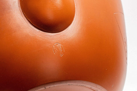 Japanese Kyusu - 煌堂 Koudo Morita Kanji Bamboo Tokoname-yaki Debeso Teapot - 480ml