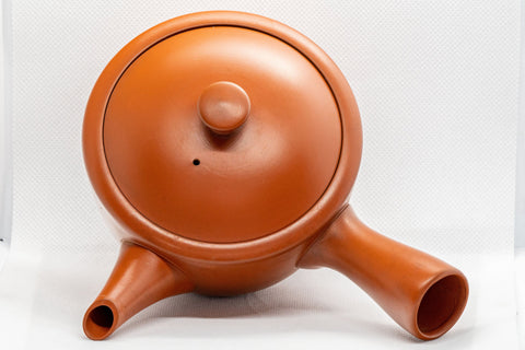 Japanese Kyusu - 煌堂 Koudo Morita Kanji Bamboo Tokoname-yaki Debeso Teapot - 480ml