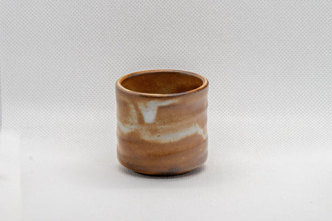 Japanese Teacup - Shine Glazed Tsutsu-gata Guinomi - 55ml