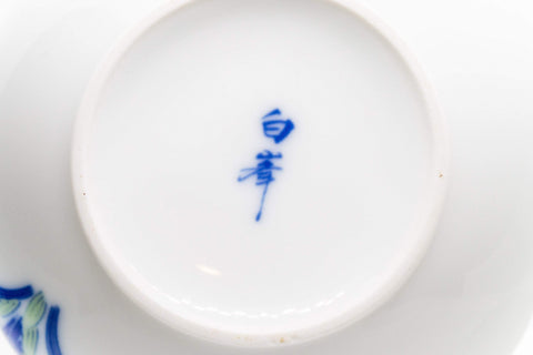 Tezumi — Japanese Kyusu - Large Floral Arita-yaki Ceramic Porcelain Debeso Teapot - 550ml — side view showing the spout