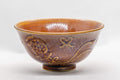 Japanese Matcha Bowl - Komogai-nari Hatazori-gata Chawan - 200ml - front view showing the bowl's interior
