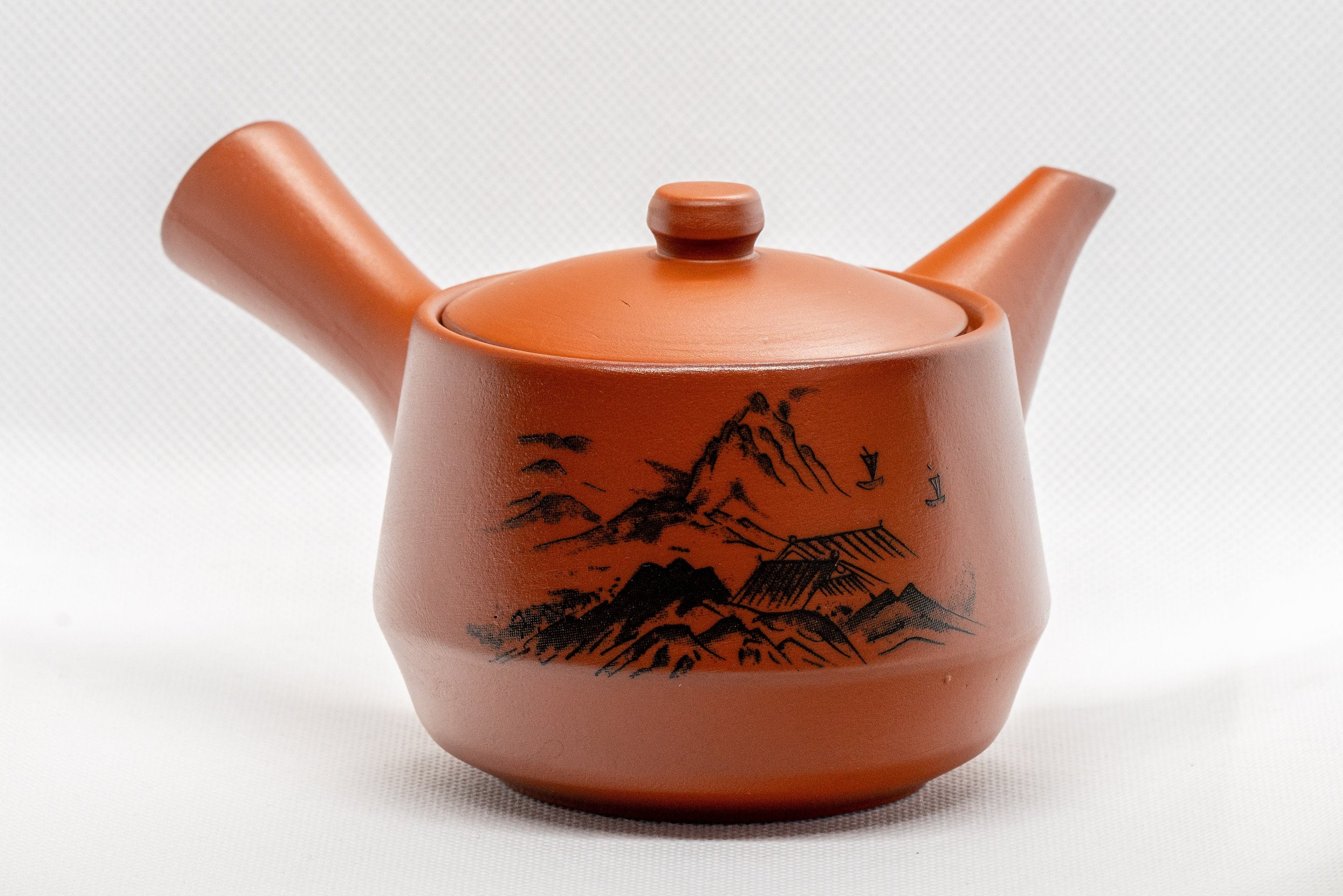 Japanese Kyusu - Mountainous Tokoname-yaki Debeso Teapot - 280ml - Tezumi