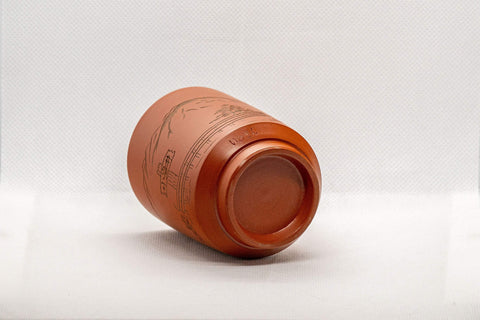 Japanese Teacup - いわぎん Iwagin Tsutsu-gata Tokoname-yaki Yunomi - 150ml