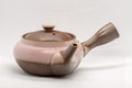 Japanese Kyusu - Pink Ash Glazed Banko-yaki Teapot - 210ml - Tezumi