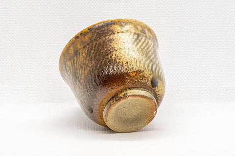 Japanese Teacups - Set of 4 Tochiri Brown Senchawan - 75ml