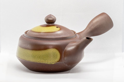 Japanese Kyusu - Hakeme Banko-yaki Teapot - 380ml - Tezumi