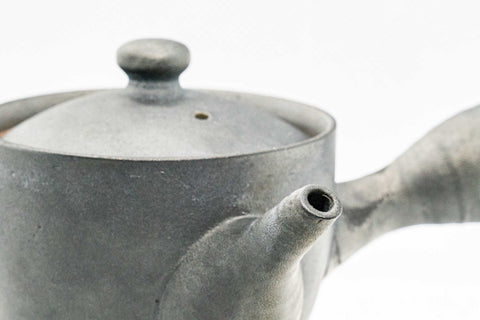 Japanese Kyusu - Matte Black Soko-ami Teapot - 175ml - Tezumi