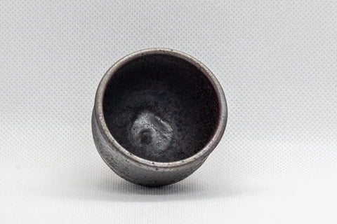 Japanese Teacup - 桜伝 Iron Glazed Guinomi - 35ml
