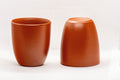 Tezumi — Japanese Teacups - Pair of Takasuke Tokoname-yaki Yunomi - 120ml — three-quarter view