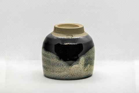 Japanese Teacup - 小勝田 Jet Black Yunomi - 150ml