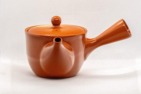 Japanese Kyusu - White Camellia Tokoname teapot - 260ml