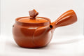 Tezumi — Japanese Kyusu - Year of the Pig Tokoname-yaki Teapot - 310ml — side view showing the spout