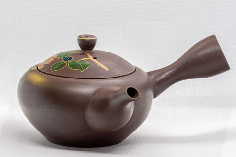 Japanese Kyusu - 山勇 Floral Banko-yaki Teapot - 330ml