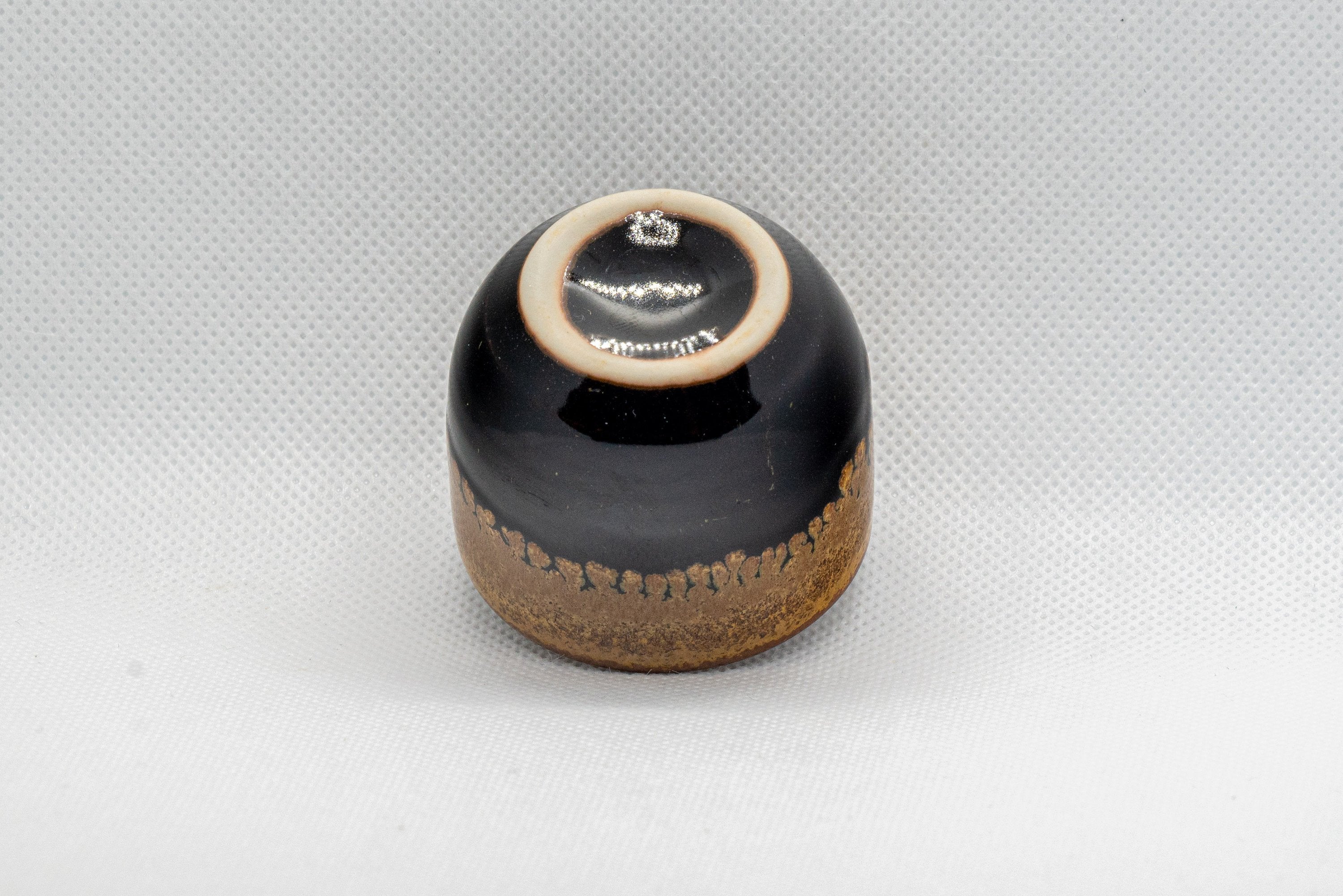 Japanese Teacup - Drip-Glazed Guinomi - 35ml