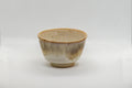 Japanese Teacups - Set of 4 Hare's Fur Glazed Senchawan - 85ml - front view showing the brown and white hare's fur glaze