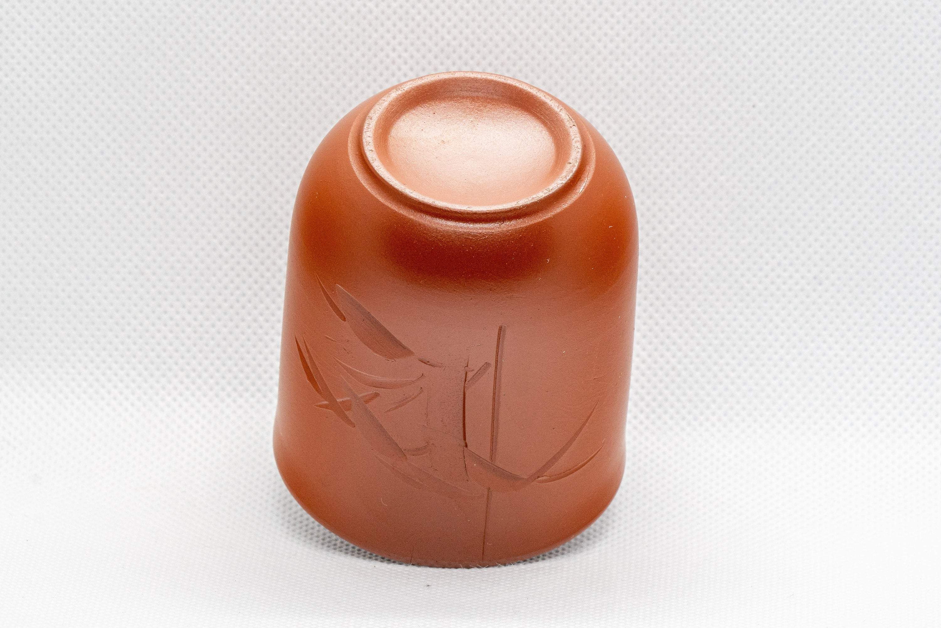 Japanese Teacup - Bamboo Tsutsu-gata Tokoname-yaki Yunomi - 105ml