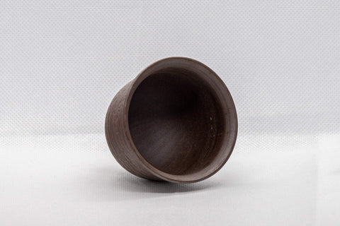 Japanese Teacup - Banko-yaki Senchawan - 80ml - tilted view showing the glazed interior
