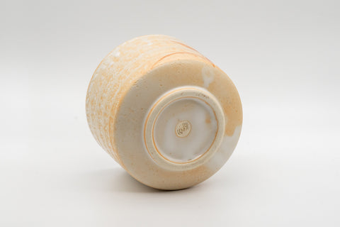 Japanese Matcha Bowl - Shino Glazed Hantsutsu-gata Chawan - 400ml