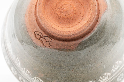 Japanese Matcha Bowl - Asami Yoshizou 吉峯窯 Wan-nari Kyo-yaki Chawan - 350ml