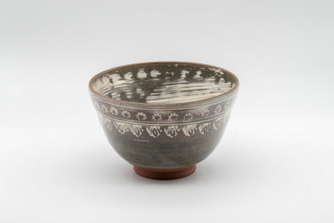 Japanese Matcha Bowl - Asami Yoshizou 吉峯窯 Wan-nari Kyo-yaki Chawan - 350ml