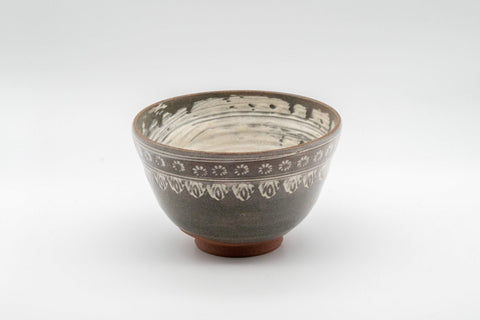 Japanese Matcha Bowl - Asami Yoshizou 吉峯窯 Wan-nari Kyo-yaki Chawan - 350ml