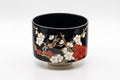 Tezumi — Japanese Matcha Bowl - Plum Blossoms Tsutsu-gata Chawan - 500ml — front view