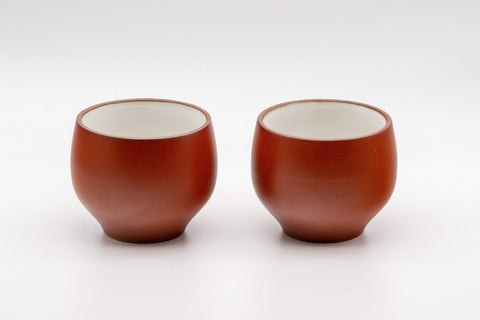 Japanese Teacups - Pair of Tokoname-yaki Yunomi - 125ml