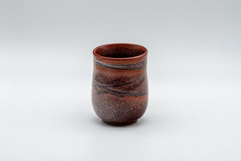 Japanese Teacup - Curvy Red Yunomi - 110ml - Tezumi