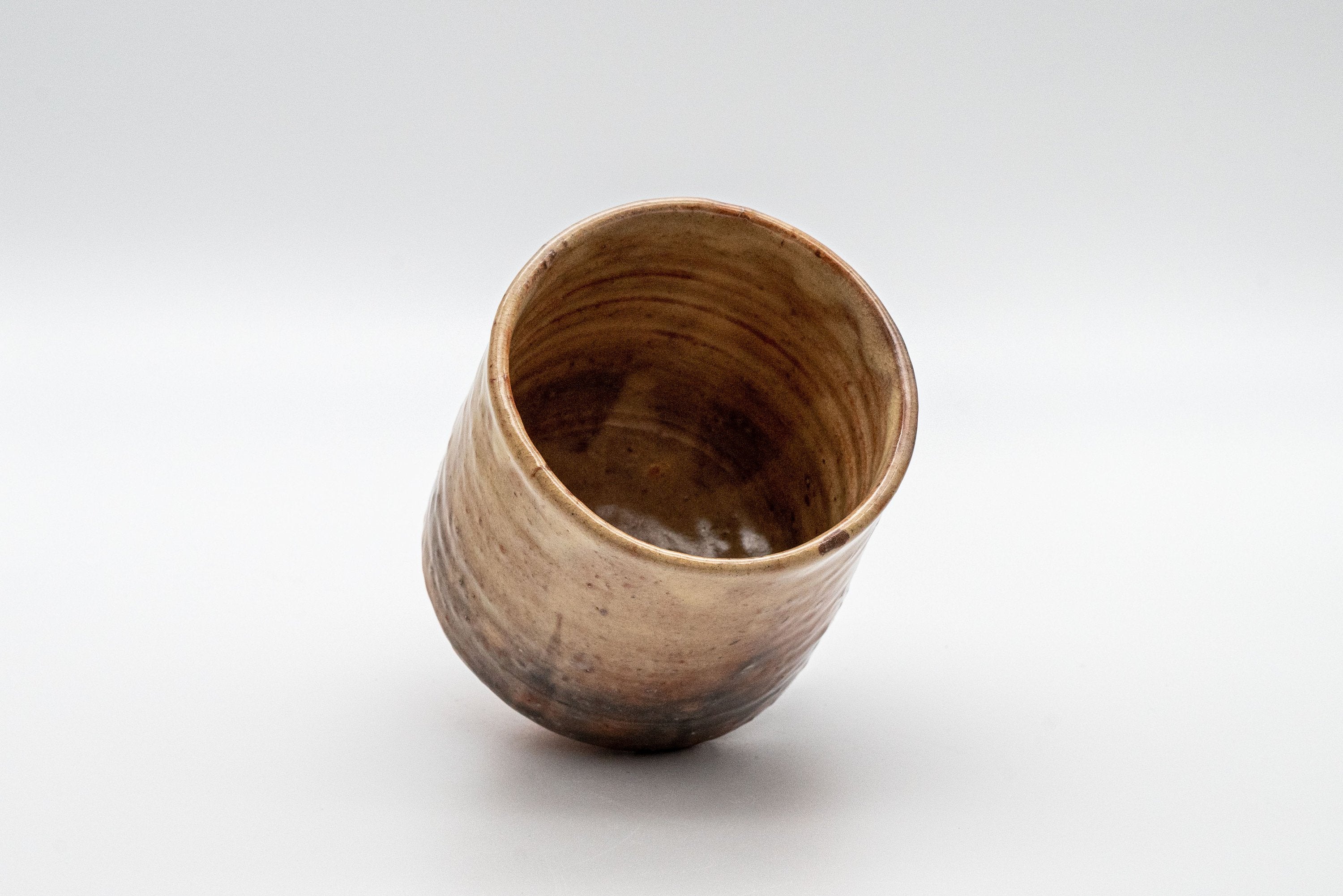 Japanese Teacup - Earthy Tsutsu-gata Yunomi - 215ml - Tezumi