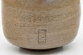 Japanese Teacup - Hare's Fur Stoneware Tsutsu-gata Yunomi - 185ml - closeup of the side showing the maker's mark