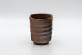 Japanese Teacup - Tsutsu-gata Bizen-yaki Yunomi - 160ml - Tezumi