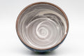 Japanese Teacups - Set of 3 Floral Yunomi - 90ml - overhead closeup of one teacup interior