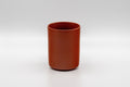 Japanese Teacup - 常滑焼 Tokoname-yaki yunomi - 125ml - rotated front view of the cylindrical cup