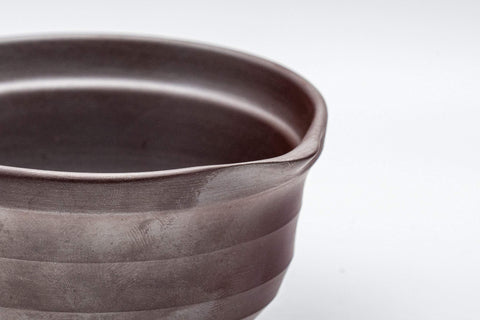 Tezumi — Japanese Katakuchi - Banko-yaki Water Cooler - 130ml — inverted showing the foot ring