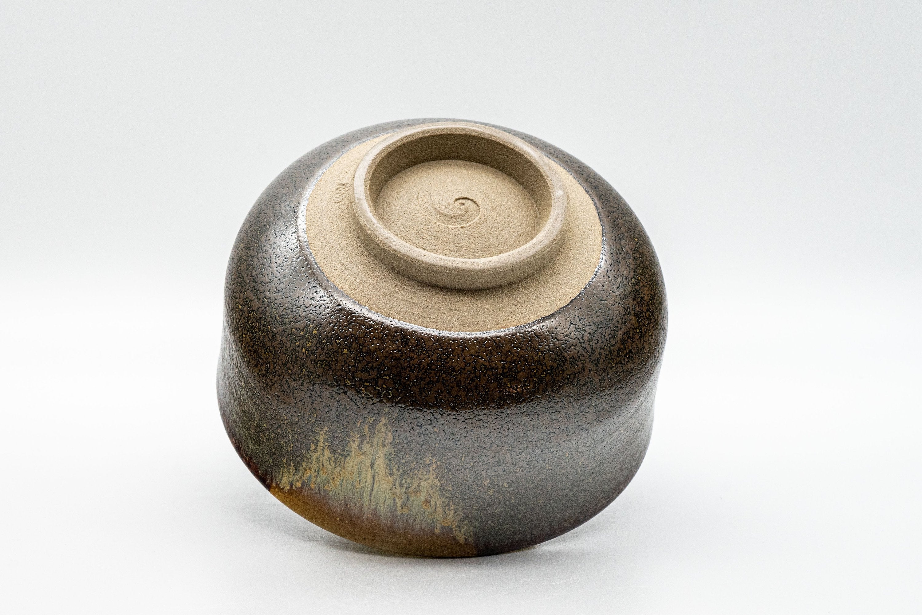 Japanese Matcha Bowl - Drip Glazed Hantsutsu-gata Chawan - 500ml - Tezumi