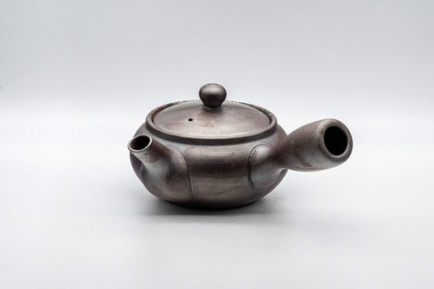 Tezumi — Japanese Kyusu - 阿久津 Banko-yaki Nozomi-style Teapot - 330ml — side view showing the spout