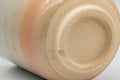 Tezumi — Japanese Teacups - Couple's Pair of Tsutsu-gata Hagi-yaki Meoto Yunomi — closeup of the glaze