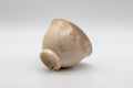 Japanese Teacups - Set of 3 Gohonte Hagi-yaki Yunomi - 140ml - tipped to show the unglazed foot