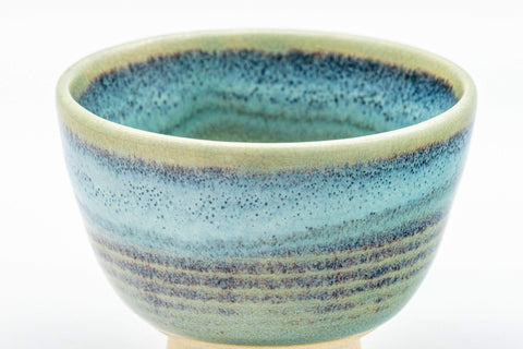 Japanese Teacup - Turquoise Wan-nari Yunomi - 100ml