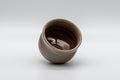 Japanese Teacup - Hagi-yaki Yunomi by Hagiden Kiln - 90ml - top-down view into the interior