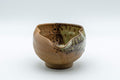 Tezumi — Japanese Yuzamashi - 三滝窯 Half-glazed Katakuchi - 160ml — front view from another angle