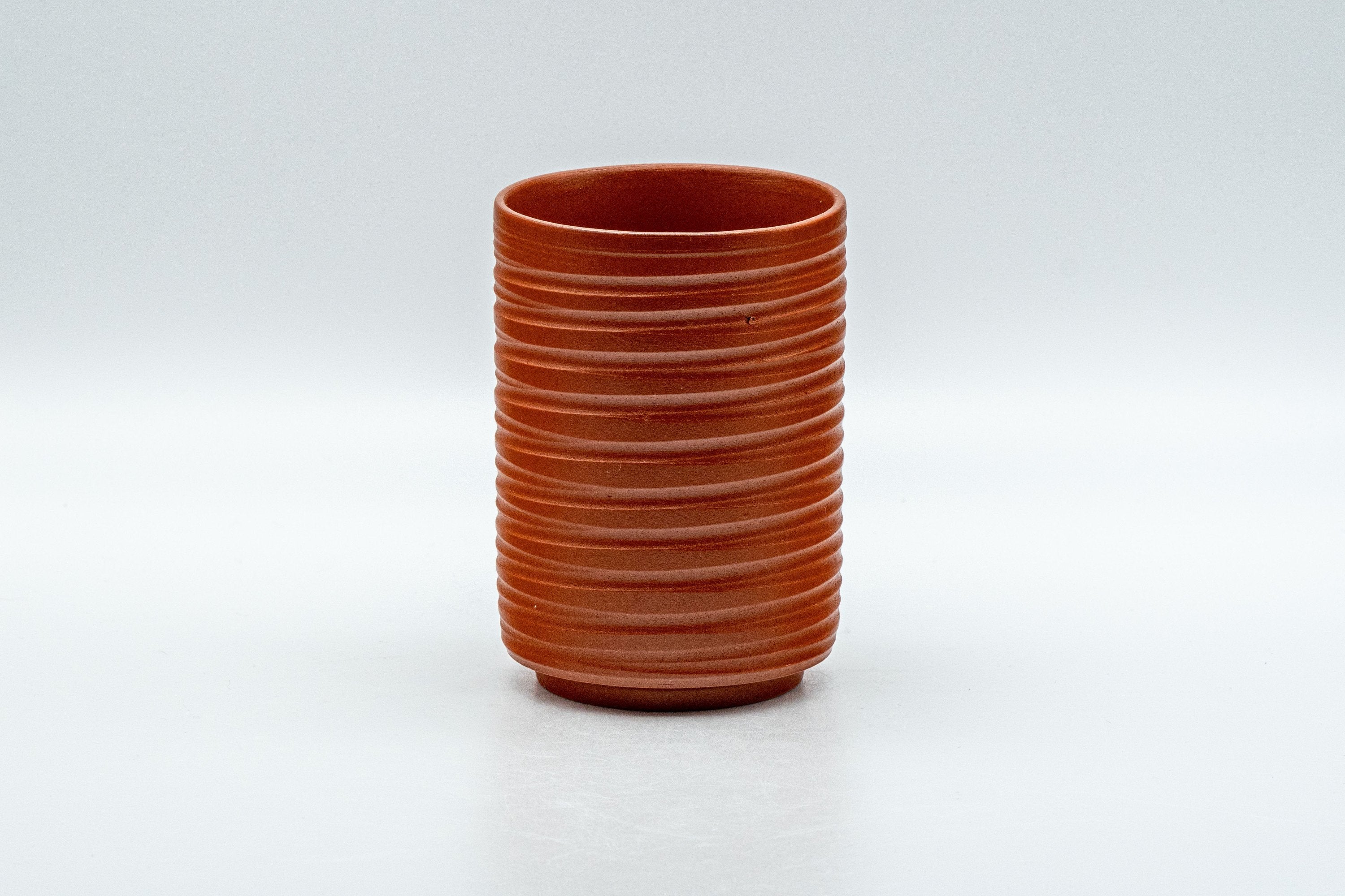 Japanese Teacups - Set of 5 Curvy Tsutsu-gata Tokoname-yaki Yunomi - 145ml