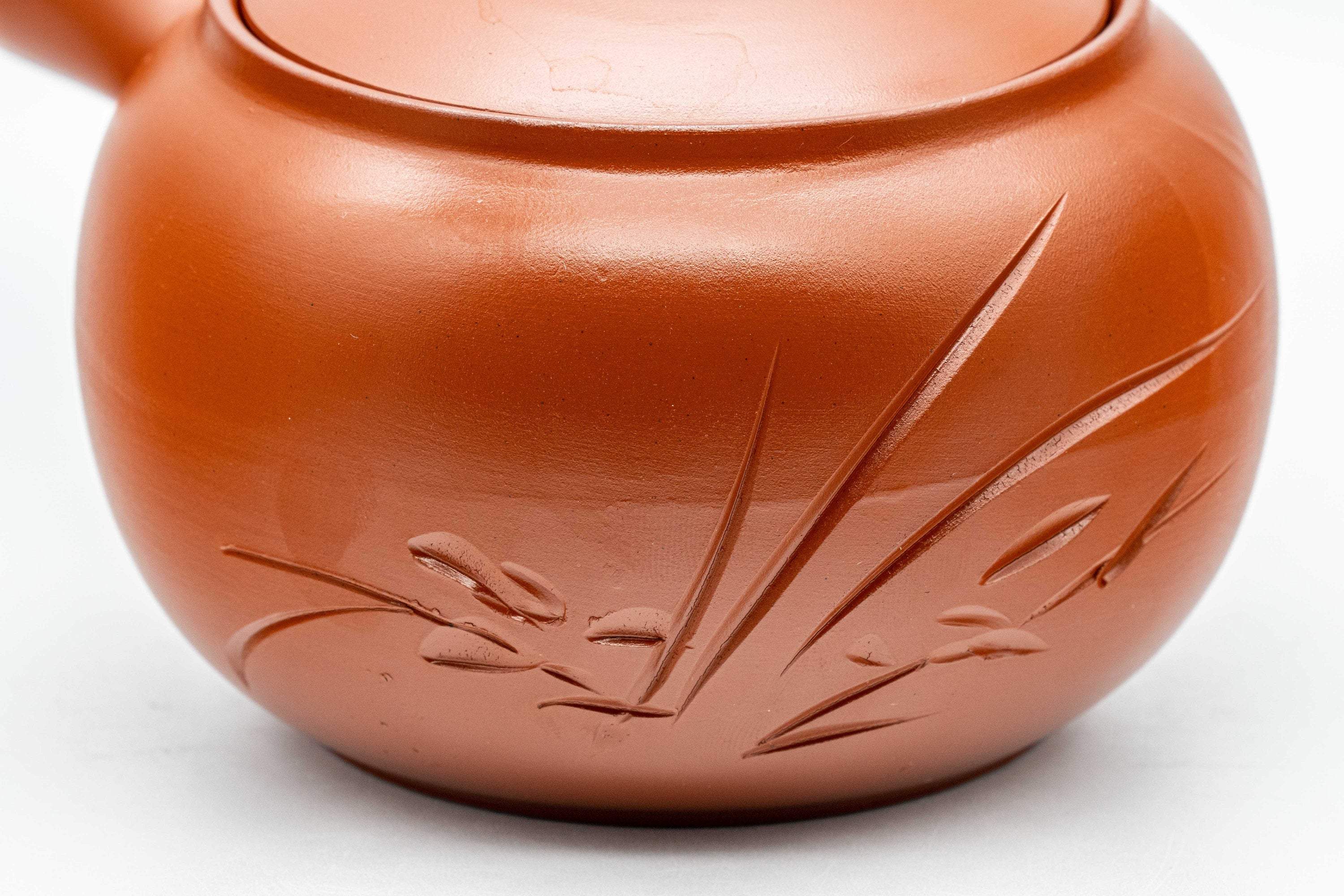 Japanese Kyusu - Maru-gata Tokoname-yaki Debeso Teapot - 275ml - Tezumi