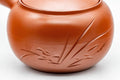 Tezumi — Japanese Kyusu - Maru-gata Tokoname-yaki Debeso Teapot - 275ml — side profile showing the spout and handle